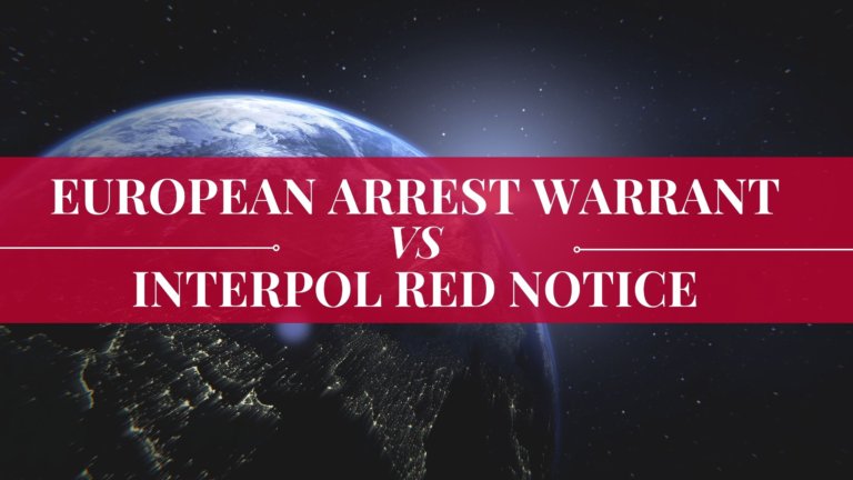 European Arrest Warrant and Interpol Red Notices