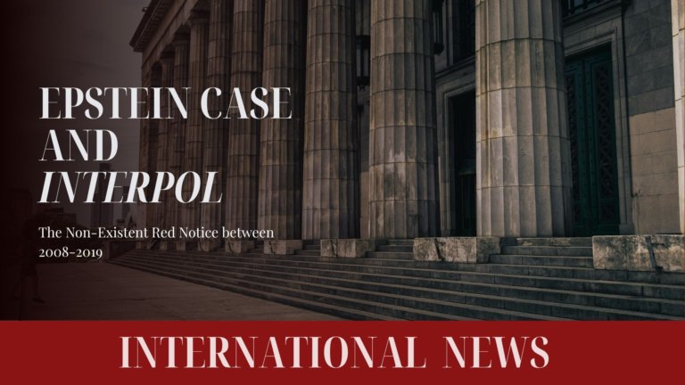 INTERPOL Red Notice and Epstein Files