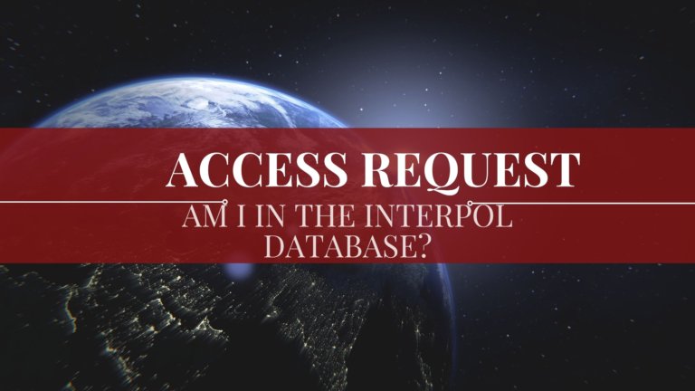 INTERPOL Access Request - Picture