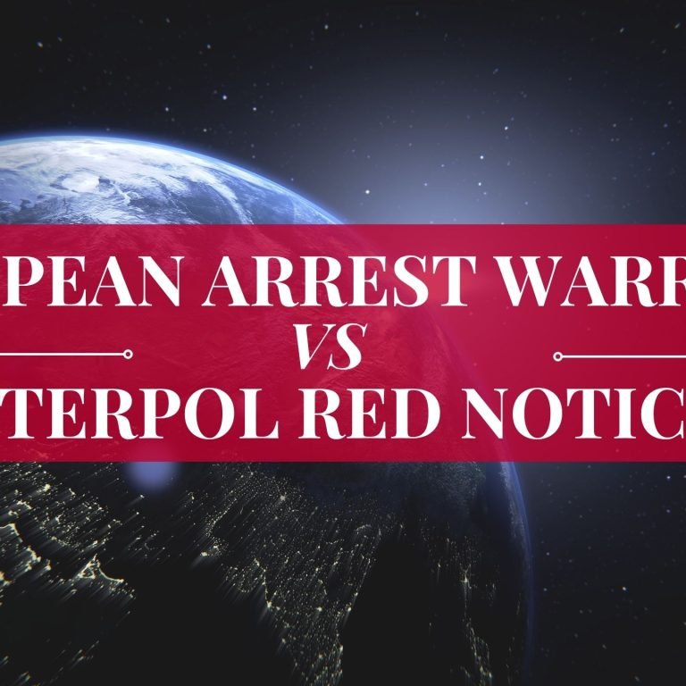 European Arrest Warrant and Interpol Red Notices