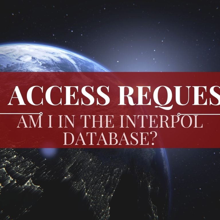 INTERPOL Access Request - Picture